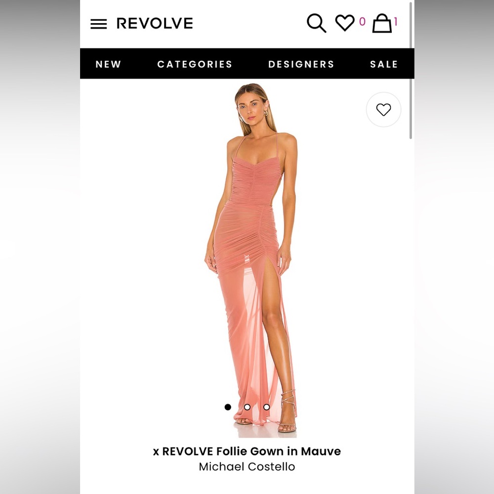 Micheal Costello Follie Gown! a revolve favorite! ✨